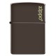 Зажигалка ZIPPO Classic с покрытием Brown Matte, латунь/сталь, коричневая, матовая, 38x13x57 мм