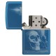 Зажигалка ZIPPO Classic с покрытием High Polish Blue, латунь/сталь, голубая, глянцевая, 36x12x56 мм