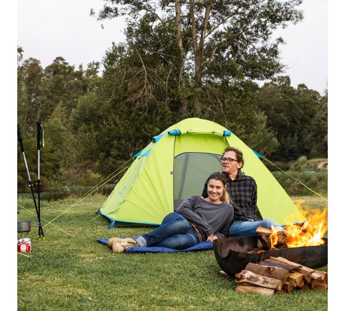 Палатка Naturehike P-Series NH18Z022-P 210T/65D двухместная, светло-зеленая 2, 6975641887782