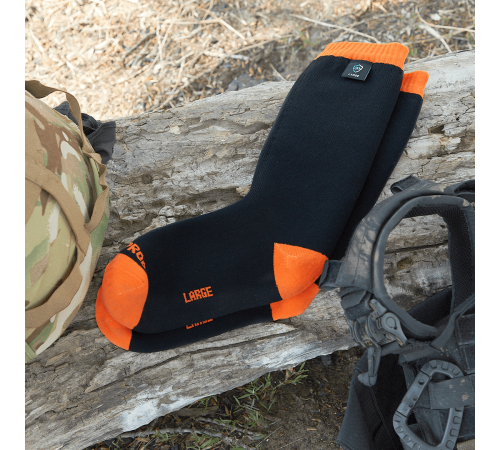 Водонепроницаемые носки Dexshell Thermlite Orange XL (47-49), DS626TXL