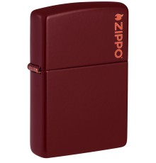 Зажигалка ZIPPO Classic с покрытием Merlot, латунь/сталь, бордовая, глянцевая, 38x13x57 мм