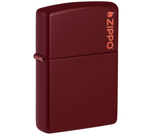 Зажигалка ZIPPO Classic с покрытием Merlot, латунь/сталь, бордовая, глянцевая, 38x13x57 мм