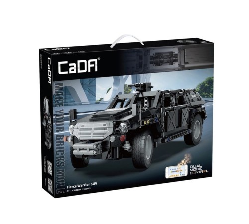 Радиоуправляемый конструктор CADA бронированный внедорожник Fierce Warrior SUV 1/12 (561 деталь)