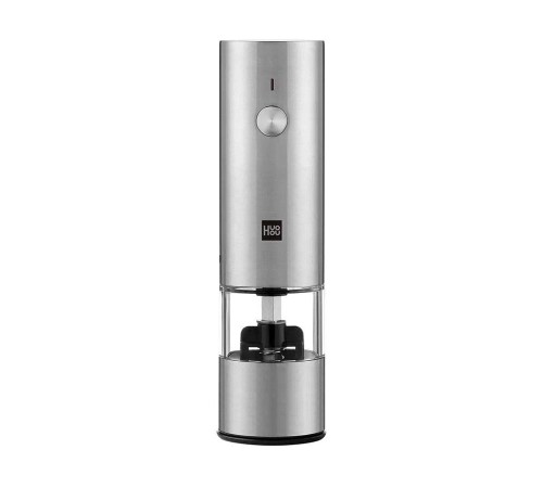 Мини мельница электрическая для специй Huohou silver, 14 см