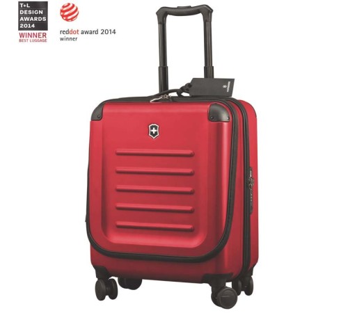 Чемодан VICTORINOX Spectra™ Dual-Access 2.0, красный, поликарбонат Bayer, 41x25x55 см, 37 л