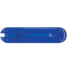 Задняя накладка для ножей VICTORINOX 58 мм, пластиковая, полупрозрачная синяя
