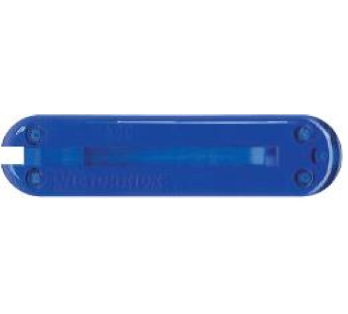 Задняя накладка для ножей VICTORINOX 58 мм, пластиковая, полупрозрачная синяя