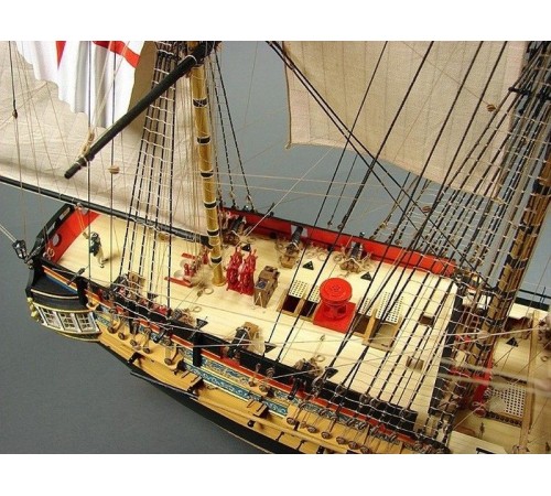 Сборная картонная модель Shipyard фрегат HMS Enterprize (№69), 1/96