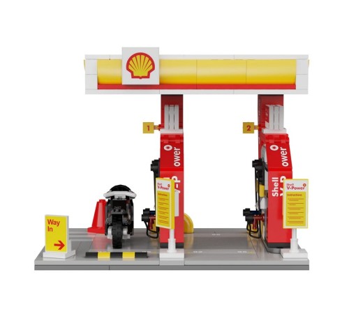 Конструктор CaDA автозаправочная станция Shell (305 деталей)