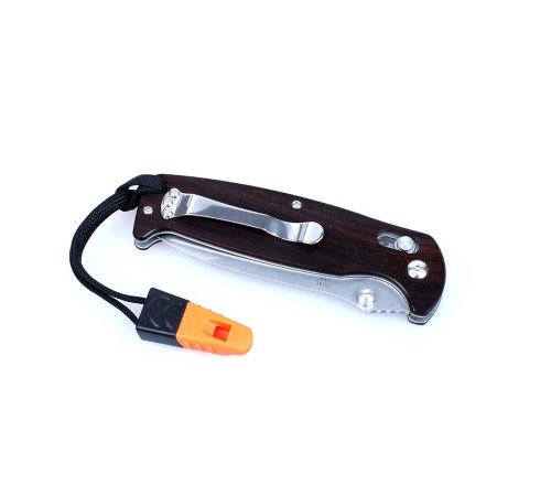 Нож Ganzo G7412-WS темное дерево, G7412-WD2-WS