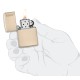 Зажигалка ZIPPO Classic с покрытием Flat Sand, латунь/сталь, бежевая, матовая, 38x13x57 мм