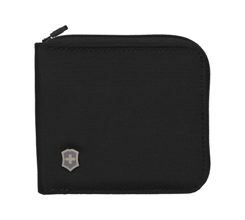 Бумажник VICTORINOX TA 5.0 Zip-Around Wallet с RFID защитой, чёрный, нейлон, 11x1x10 см