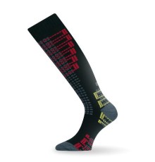 Носки Lasting SUB 913, acryl+polyamide, черный с красной вставкой, размер S (SUB913-S)