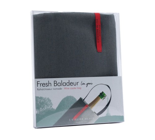 Сумка для охлаждения вина и шампанского L'Atelier du Vin Fresh Baladeur Lin gris