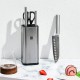 Набор Xiaomi Mi Huohou из 3-х стальных ножей, ножниц и подставки