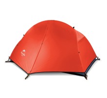 Палатка 1-местная Naturehike сверхлегкая + коврик NH18A095-D, 210T, красный, 6975641886488