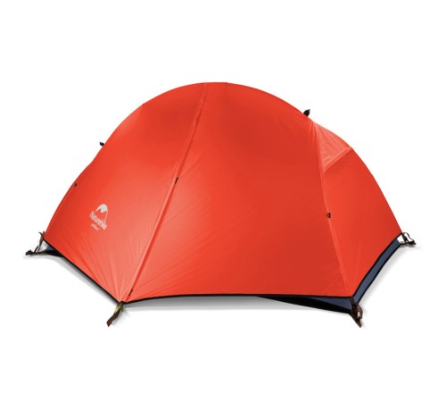 Палатка 1-местная Naturehike сверхлегкая + коврик NH18A095-D, 210T, красный, 6975641886488