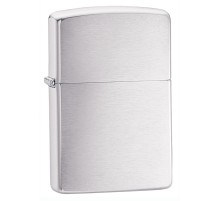 Зажигалка ZIPPO Classic с покрытием Brushed Chrome, латунь/сталь, серебристая, матовая, 38x13x57 мм
