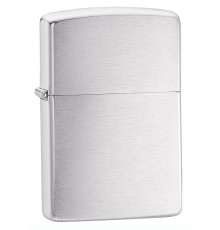 Зажигалка ZIPPO Classic с покрытием Brushed Chrome, латунь/сталь, серебристая, матовая, 38x13x57 мм