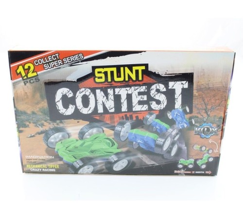 Машина инерционная KLX500-12 Stunt Contest 4WD (в асс., 12 шт./кор.)