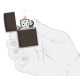 Зажигалка ZIPPO Classic с покрытием Brown Matte, латунь/сталь, коричневая, матовая, 38x13x57 мм