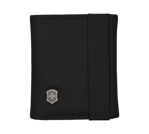 Бумажник VICTORINOX TA 5.0 Tri-Fold Wallet с RFID защитой, чёрный, нейлон, 9x3x10 см