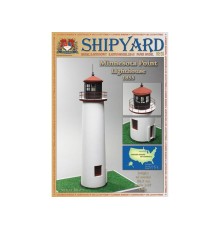 Сборная картонная модель Shipyard маяк Minnesota Point Lighthouse (№58), 1/87