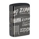 Зажигалка ZIPPO Classic с покрытием Black Ice®, латунь/сталь, чёрная, глянцевая, 38x13x57 мм