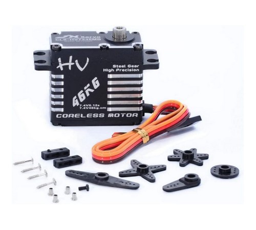 Сервомашинка цифровая JX Servo CLS-HV7346MG (73г/46.9/0.12/7.4V) бесколлекторная, Full metal
