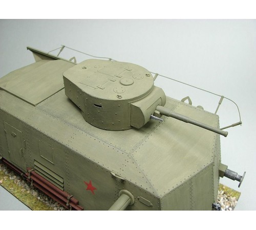 Сборная картонная модель Shipyard тяжелая бронедрезина BDT (№44), 1/25