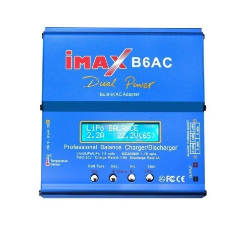 Универсальное зарядное устройство G.T.Power iMax B6AC 80Вт