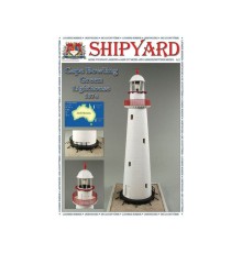 Сборная картонная модель Shipyard маяк Cape Bowling Green Lighthouse (№61), 1/72