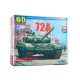 Сборная модель AVD Основной танк Т-72А, 1/43
