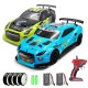 Радиоуправляемая машина Volantex RC для дрифта голубой 4WD 2.4G 1/14 RTR