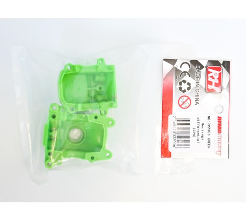 Корпус дифференциала для Remo Hobby MMAX, EX3 1/10, тюнинг, зеленый