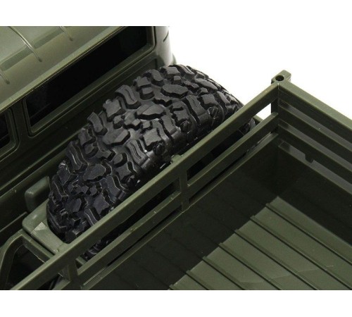 Радиоуправляемая машина WPL ГАЗ-66 грузовая (зеленая) 4WD 2.4G 1/16 KIT