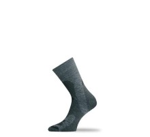 Носки Lasting TRP 889, wool+polyamide, серый с темными вставками, размер L , TRP889-L