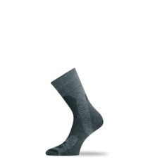 Носки Lasting TRP 889, wool+polyamide, серый с темными вставками, размер M , TRP889-M