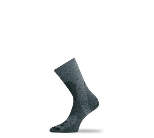 Носки Lasting TRP 889, wool+polyamide, серый с темными вставками, размер M , TRP889-M