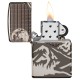 Зажигалка ZIPPO Armor™ с покрытием High Polish Black Ice®, латунь/сталь, чёрная, 38x13x57 мм