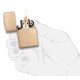 Зажигалка ZIPPO Armor™с покрытием Tumbled Brass, латунь/сталь, золотистая, матовая, 38x13x57 мм