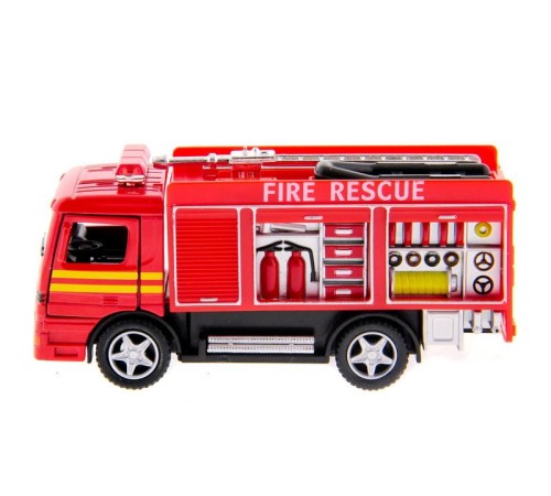 Машина Kinsmart Пожарная машина Rescue Fire Engine инерция (1/12шт.) б/к