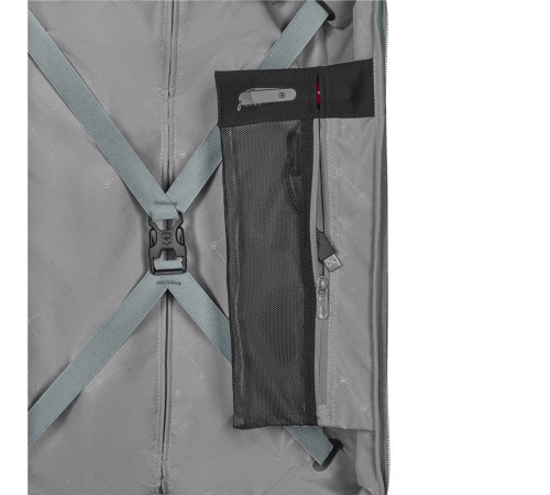 Чемодан VICTORINOX Connex, серо-синий, поликарбонат Makrolon, 40x20x55 см, 34 л
