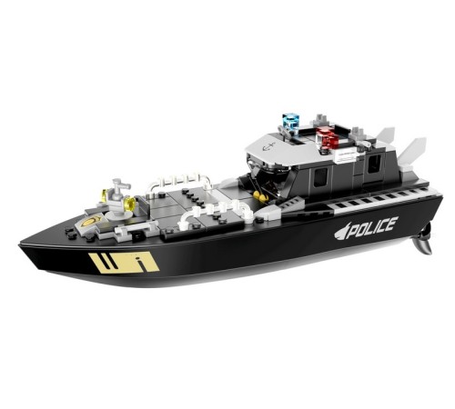 Радиоуправляемый катер Flytec V103 конструктор 2 в 1 (169 деталей) 2.4G RTR