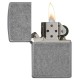 Зажигалка ZIPPO Classic с покрытием ™Plate, латунь/сталь, серебристая, матовая, 38x13x57 мм