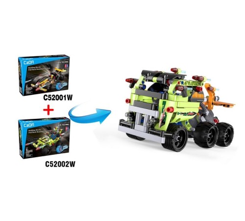 Конструктор CaDA Technic гоночный болид совместим с C52002W, инерционный (159 деталей)