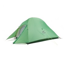 Палатка 1-местная Naturehike сверхлегкая + коврик Сloud up NH18T010-T, 20D , зеленый, 6927595765678