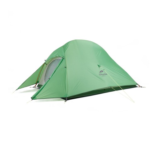 Палатка 1-местная Naturehike сверхлегкая + коврик Сloud up NH18T010-T, 20D , зеленый, 6927595765678