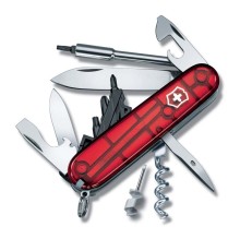 Нож перочинный VICTORINOX CyberTool 29, 91 мм, 27 функций, полупрозрачный красный