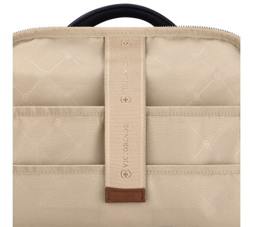 Рюкзак VICTORINOX Victoria Signature Deluxe Backpack, синий, нейлон/кожа, 32x18x39 см